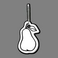 Zipper Clip W/ Pear Outline Tag
